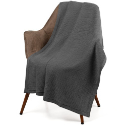 Плед Ornato, серый (кварцевый меланж) 110х170 см