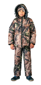 Костюм детский "Пингвин" зимний, куртка/полукомбинезон, тк. Алова-мембрана, цв."Лес"  РАСПРОДАЖА 20%