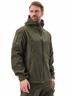 Костюм "ВЕПРЬ" куртка/брюки, цвет: т.хаки, ткань: Полофлис