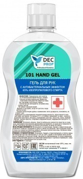 Гель для рук с антибактериальным эффектом 0,5л. DEC PROF 101 HAND GEL