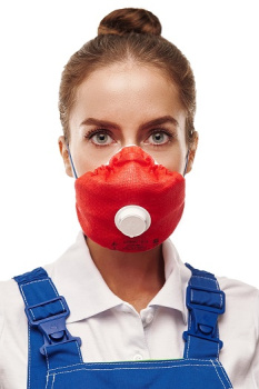 Респиратор с клапаном выдоха АЛИНА-213 (РК) FFP2 NR D (аналог 3М-9926)