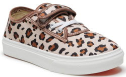 Кеды 2263 (ДЮНА) детские, леопардовые (ассорт. короб - 12 пар)