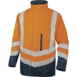 Куртка-парка утепленная повышенной видимости 4в1 OPTIMUM2 флуоресц. оранж./синяя Delta Plus OPTI2OM
