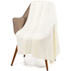 Плед Bambolay, молочно-белый 110х170 см