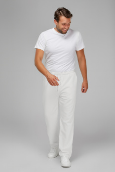 Брюки мужские белый, тк.Сатори