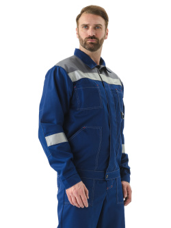 Костюм "ЛЕГИОН" куртка/полукомб. Т.СИНИЙ/СЕРЫЙ