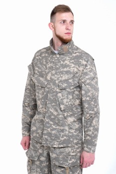 Куртка мужская YUMCO A2200401M, цвет серый камуфляж