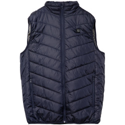 Жилет с подогревом Thermalli Valmorel, темно-синий Жилет с подогревом Thermalli Valmorel, темно-синий