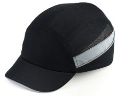 Каскетка защитная РОСОМЗ RZ BioT CAP (92220) черная (козырек 55 мм)