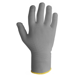 Перчатки бесшовные из нейлона Jeta Safety JS011ng, серые