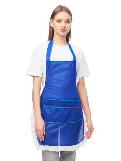 Фартук нейлоновый васильковый