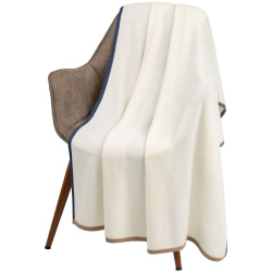 Плед Frontier, молочно-белый 105х165 см