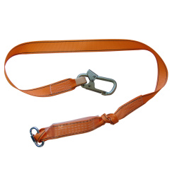 Строп ленточный "ОкаПром" с карабином и амортизатором тип аА (лента, КТ1,Кс)