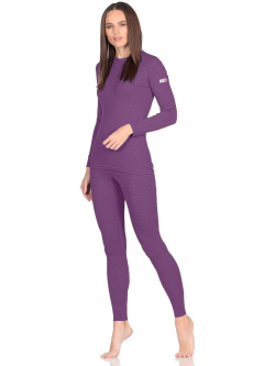 Комплект белья женского СН (лонгслив, легинсы) SPORT фиолетовый Комплект белья женского СН (лонгслив, легинсы) SPORT фиолетовый
