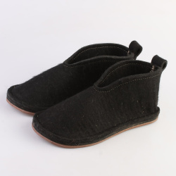 Чуни войлочные шитые Валеши 4431 с подошвой ЭВА, черный