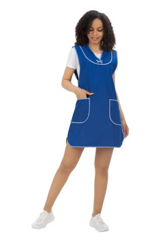Сарафан для продавцов синий "Ксанти", тк. Габардин РАСПРОДАЖА 20%