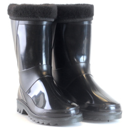 Сапоги ПВХ модель 140У (ДЮНА) мужские, утепленные, черные