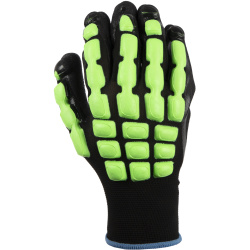 Перчатки полиэфирные с нитрильным покрытием и накладками JAL101 LIGHT SHIELD Jeta Safety 