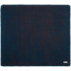 Шарф Nobilis, бирюзовый с терракотовым