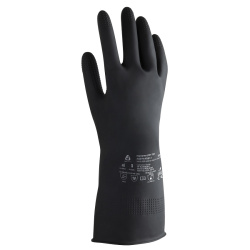 Перчатки латексные для защиты от химических воздействий JCH-701 ACID PRO КЩС-1 Jeta Safety