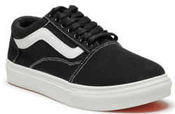 Кеды 2261 (ДЮНА) мужские, черные (ассорт. короб - 6 пар)