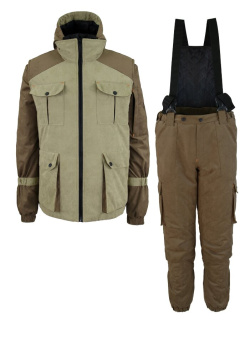 Костюм-тройка Wizard-3 (Finlandia), цвет - Коричневый/бежевый К-417-3