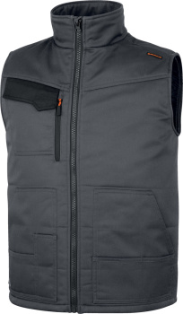 Жилет утепленный STOCKTON3 из смесовой ткани (65% пэ / 35% хб, пл. 245 г/м²) DeltaPlus серый STOC3GO Жилет утепленный STOCKTON3 из смесовой ткани (65% пэ / 35% хб, пл. 245 г/м²) DeltaPlus серый STOC3GO