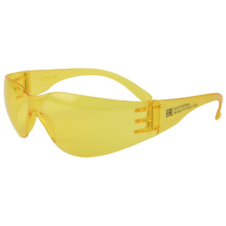 Очки защитные открытые JSG-8712A Eclipse с покрытием янтарные линзы Jeta Safety