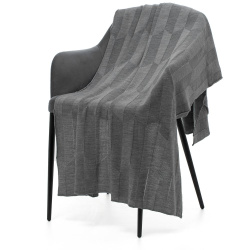 Плед Rombus, серый меланж 110x170 см