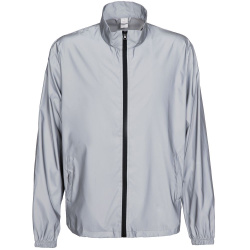 Ветровка Manifest 2.0 из светоотражающей ткани, серая Ветровка Manifest 2.0 из светоотражающей ткани, серая