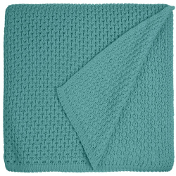 Плед Serenita, бирюзовый (тиффани) 110х170 см