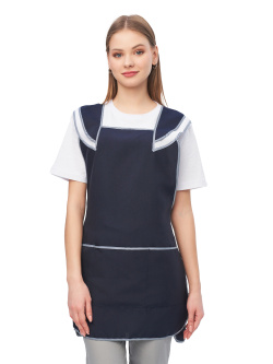 Фартук-сарафан "Лепесток" т-синий