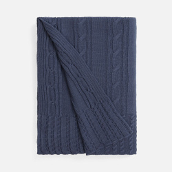 Плед Remitti, серо-синий (сланец) 110x170 см