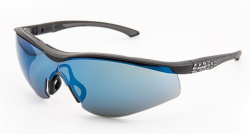 Очки защитные открытые РОСОМЗ О51 Стальной БАРС Кристалайн (5-2,5), зеркальные