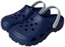 Сабо ЭВА ОЛА (ЖАНЕТТ) мужские, с ремешком и перфорацией, синие