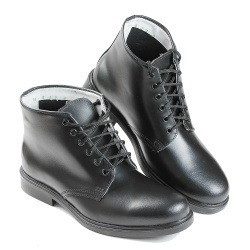 Ботинки ЭСО кожаные  офицерские демисезонные, на шнурках. мод. 63