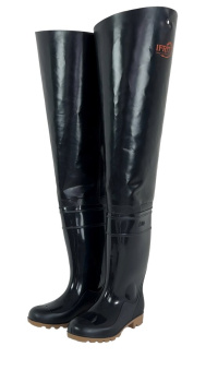 Сапоги рыбацкике ПВХ мужские "IFRIT PROTEY" черные СПР-404 РАСПРОДАЖА 20%