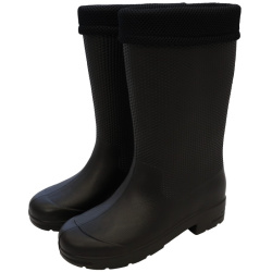 Сапоги ЭВА АВРОРА (ЖАНЕТТ) женские, утепленные (нетк. полотно), черные