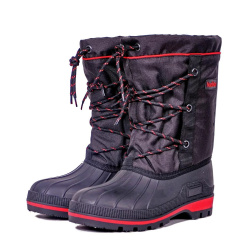 Бахилы ТЭП 5-270-D01 NEW RED (NORDMAN) мужские,  утепл. (вкл. чул.), шипы, черные (-50°С)