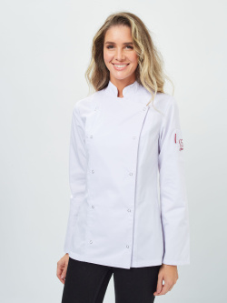 Китель женский "Грейс" белый, тк.Сатори