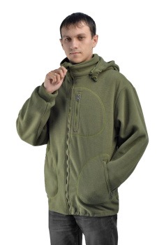 Флисовая мужская куртка "Gerkon Picnic" цвет "Хаки"