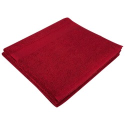 Полотенце махровое Soft Me Large, бордовое 70х140 см