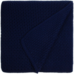 Плед Serenita, темно-синий (сапфир) 110х170 см