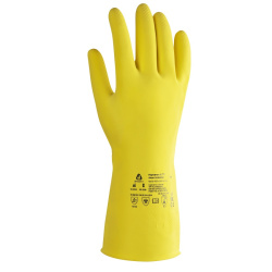 Перчатки латексные для защиты от химических воздействий JL711 ATOM UNIVERSAL Jeta Safety