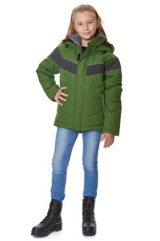 Куртка Маугли Junior (Джуниор) (плащевая, зеленый) детский 