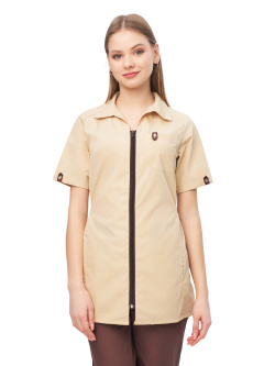 Костюм женский "Глория 2" бежевый с коричневым СКИДКА 20%  Костюм женский "Глория 2" бежевый с коричневым СКИДКА 20%