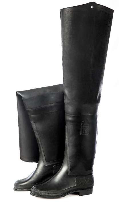 Сапоги резиновые рыбацкие (арт. 174 и С2С53) мужские, черные - Урсус