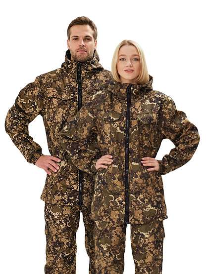 Костюм "РОВЕР" куртка/брюки, цвет: кмф "Камни", ткань: Полофлис - Урсус