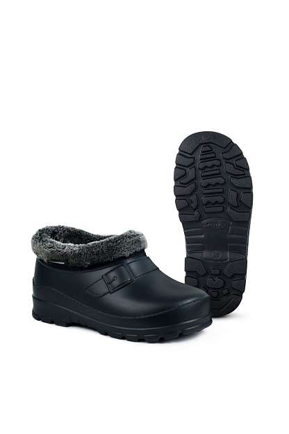 Галоши ЭВА АГРОНОМ 207-02 (SARDONIX) утепленные, черные - Урсус