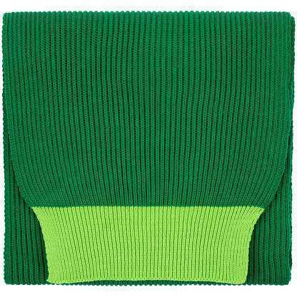 Шарф Snappy, зеленый с салатовым